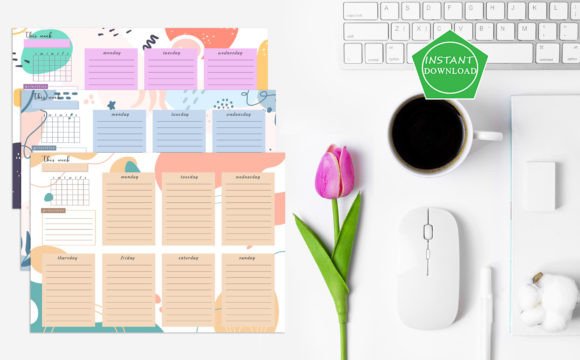 Download Weekly Schedule Daily Planner to Do List - Weekly schedule Collection