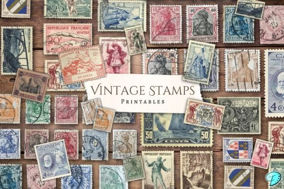 Download Vintage Stamps Printables - Printables Collection